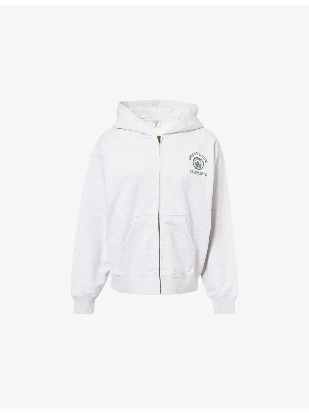 Relaxed-Fit Logo-Print Cotton Hoodie - 1