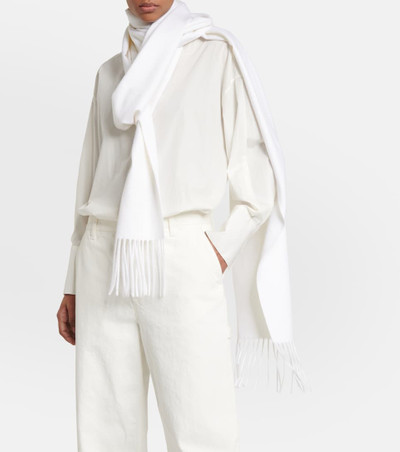 The Row Victoire cashmere scarf outlook
