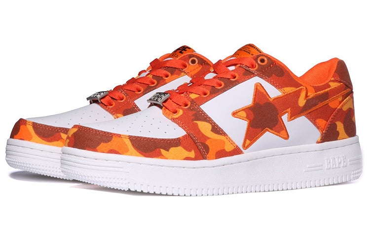 A BATHING APE x Heron Preston Bape Sta 'White Orange' 1I23-191-904 - 2