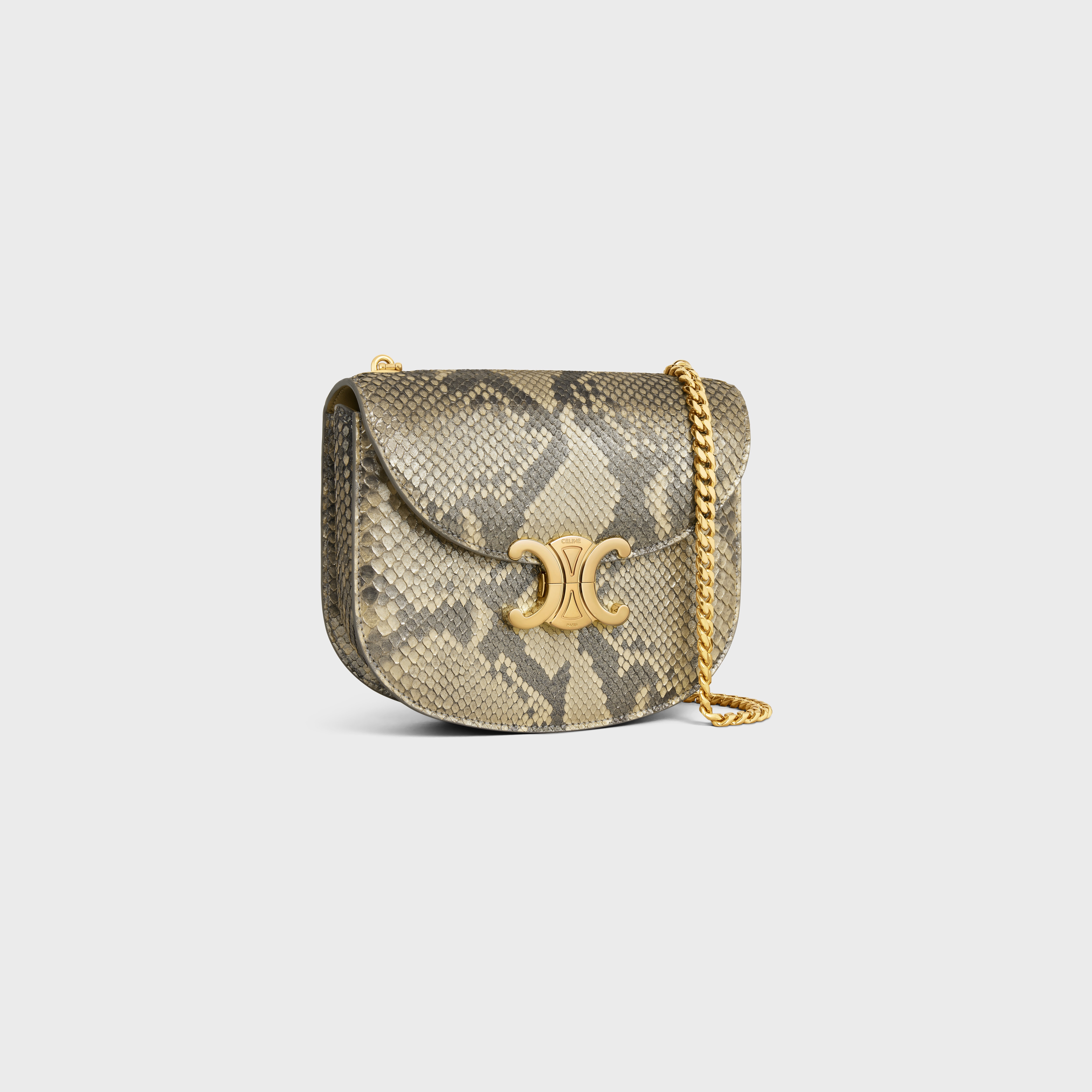CHAIN BESACE CLEA in pearly python - 2