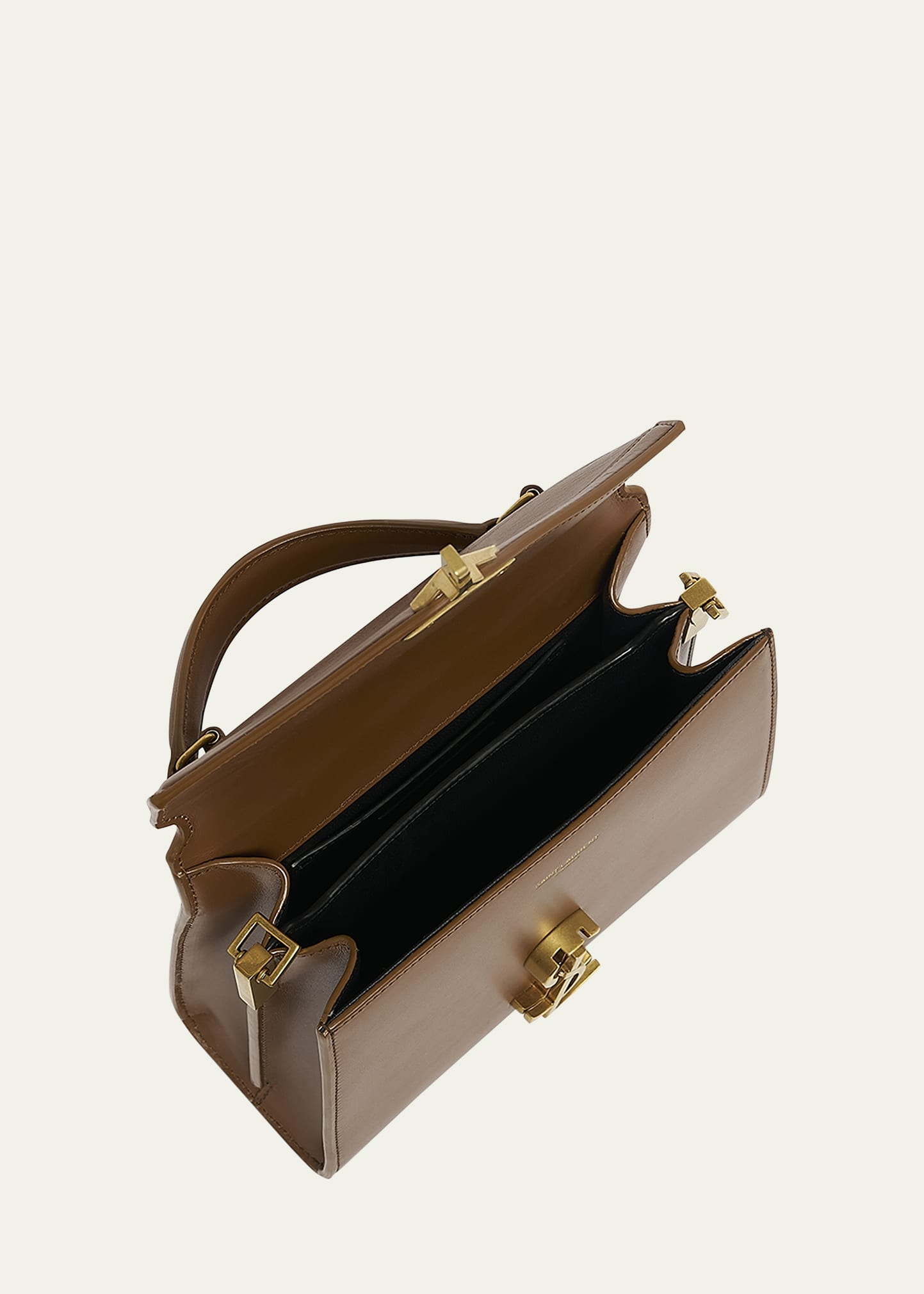 Cassandre Mini Monogram YSL Box Calf Top-Handle Bag - 4
