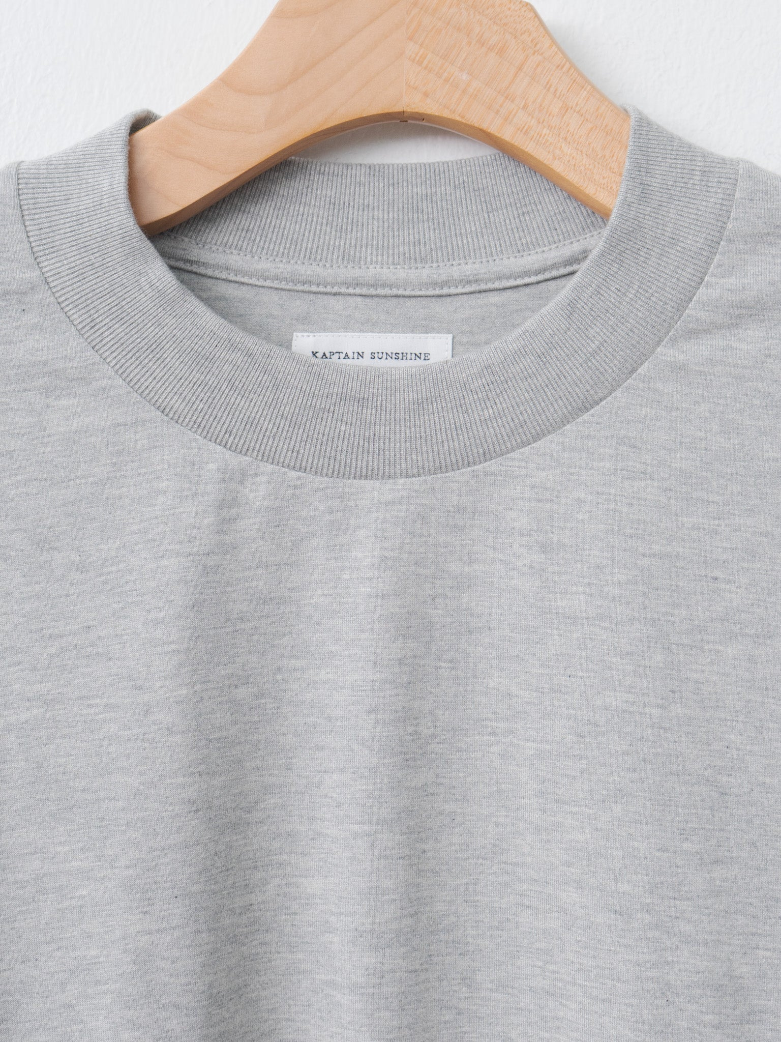 Suvin Supima Tube L/S Tee Light - Feather Gray - 5