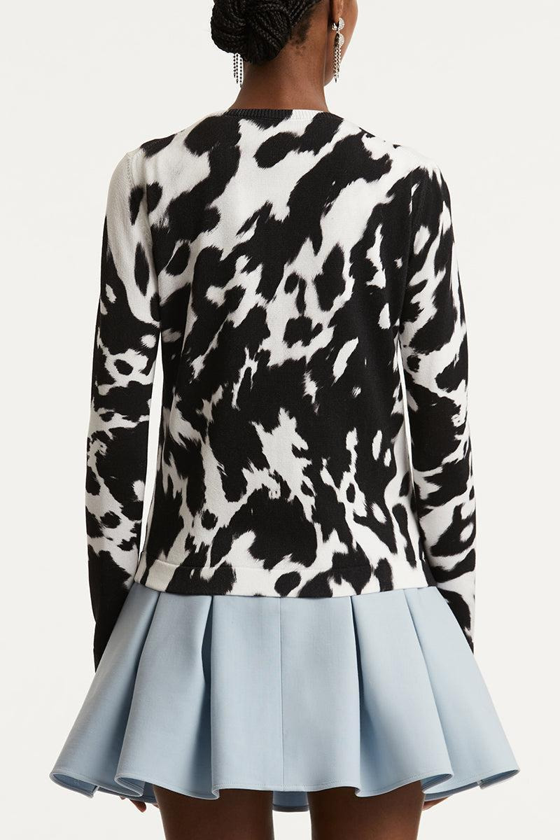 Cow Inset Cardigan - 5