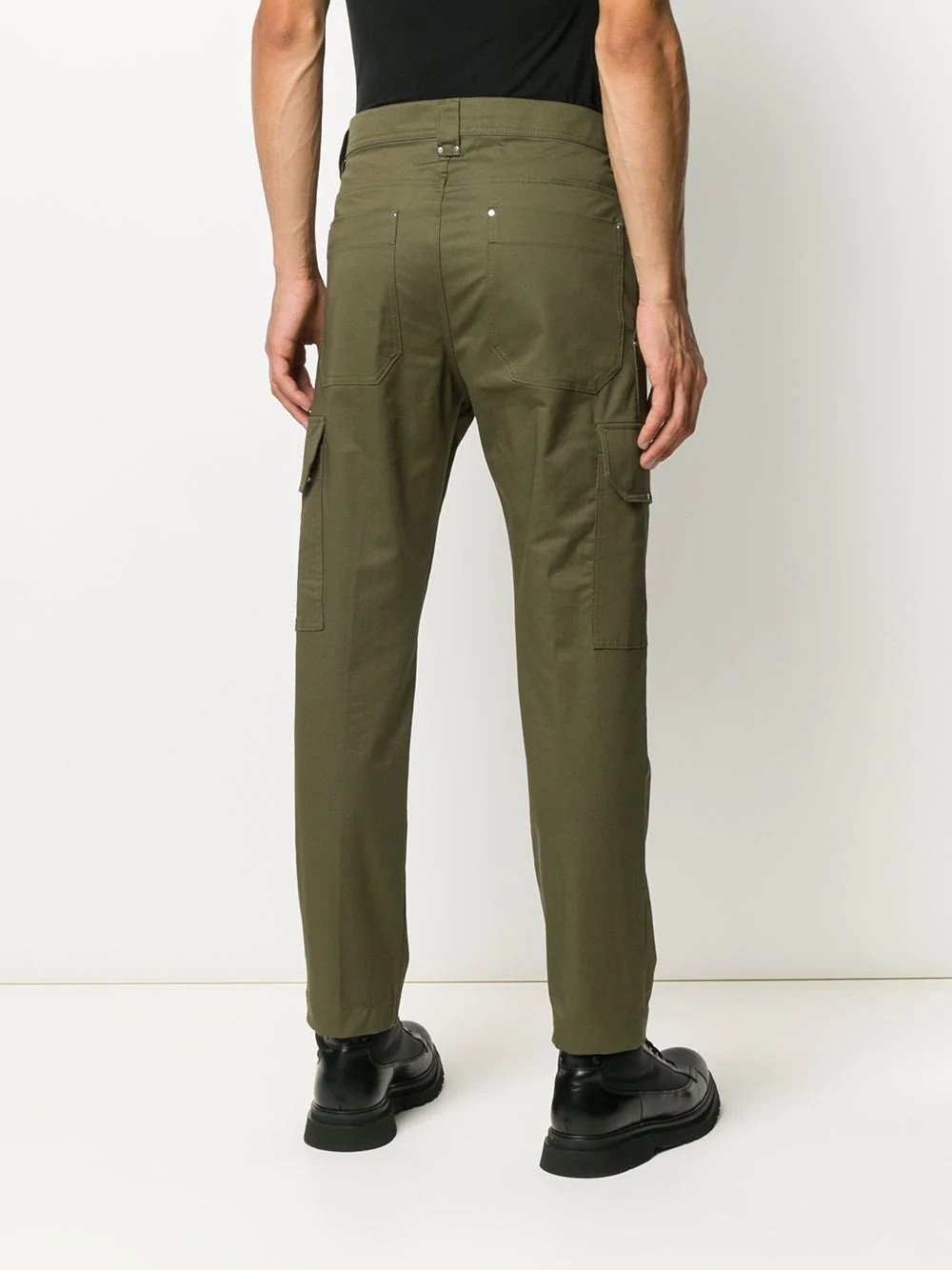 straight-leg cargo pants - 4