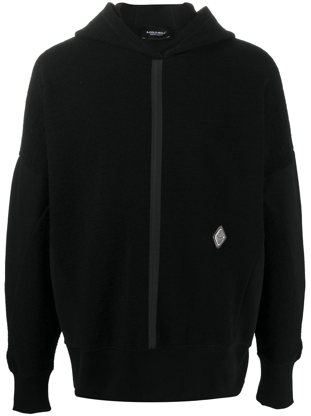 concealed zipped hoodie - 1