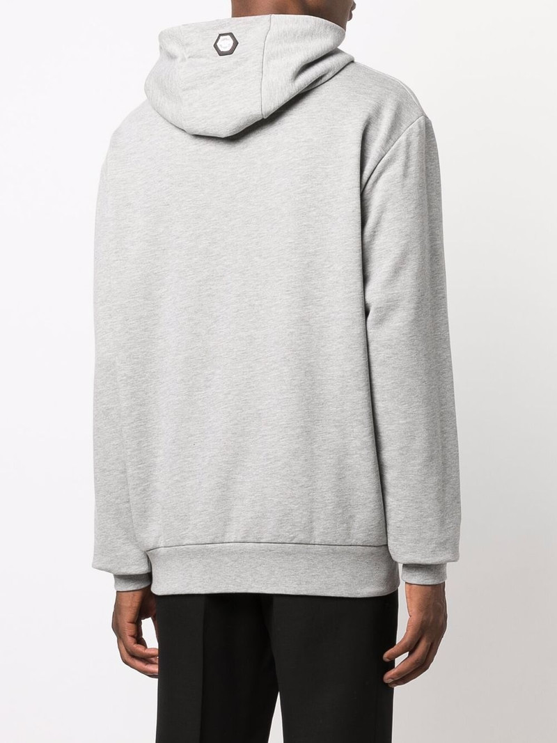 logo-print pullover hoodie 4