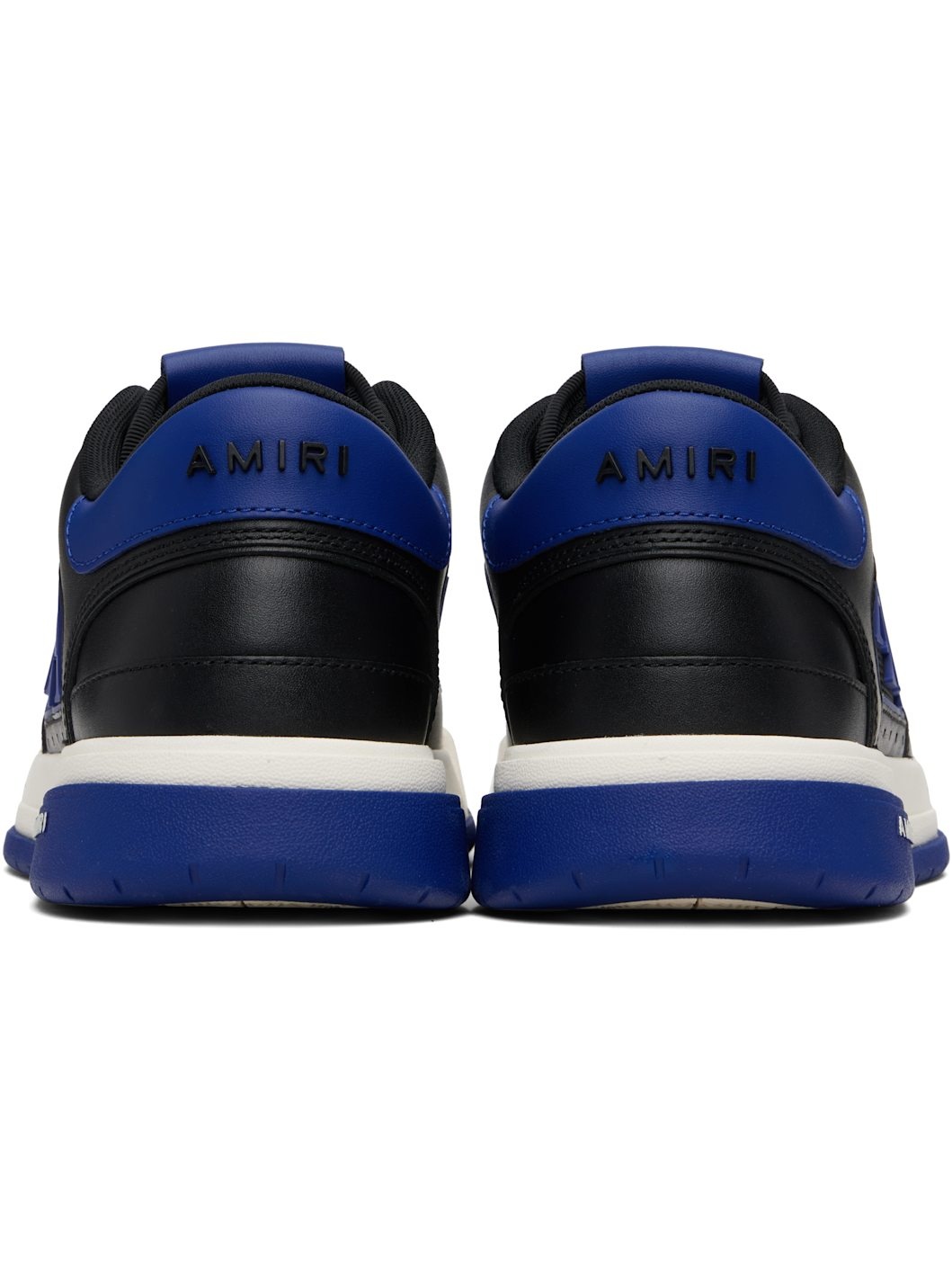 Black & Blue Classic Low Sneakers - 2