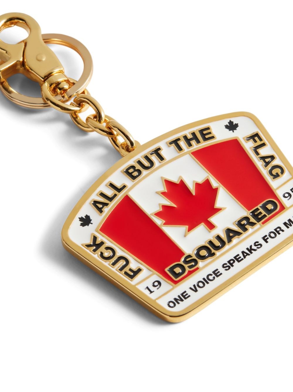 logo-pendant keychain - 2