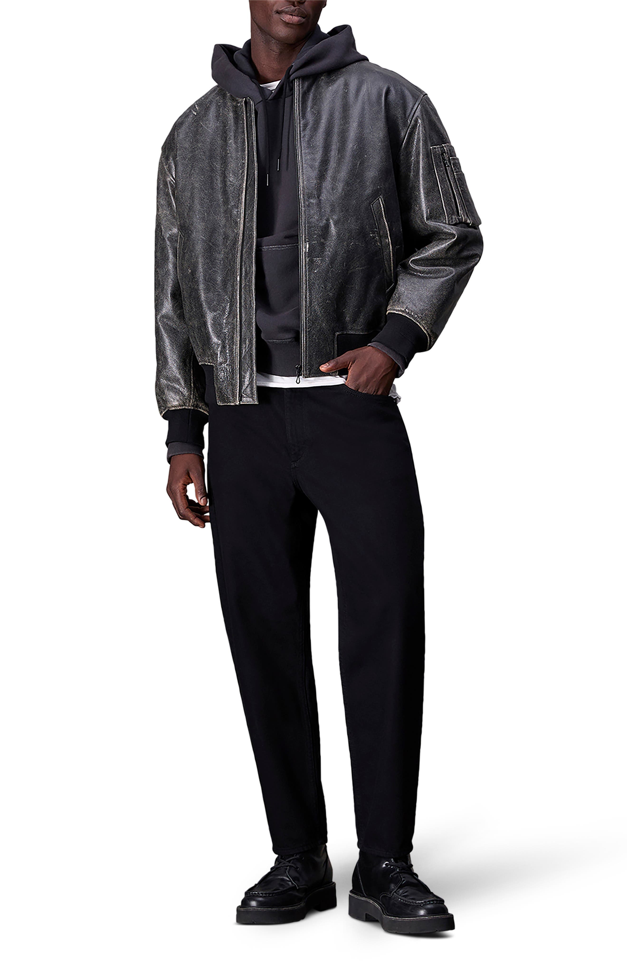 rag & bone Tapered Leg Jeans in Black at Nordstrom - 6
