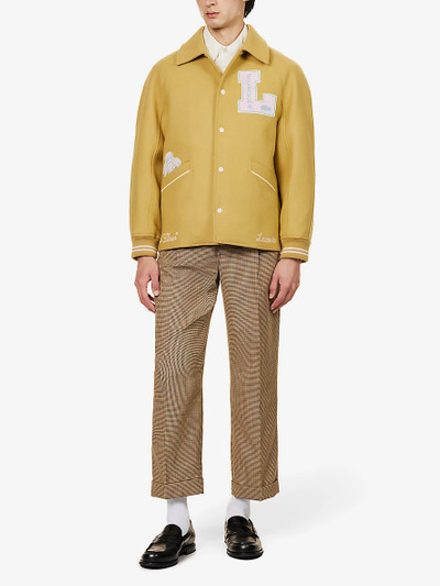 LACOSTE Le FLEUR* x Lacoste pleated regular-fit woven trousers outlook