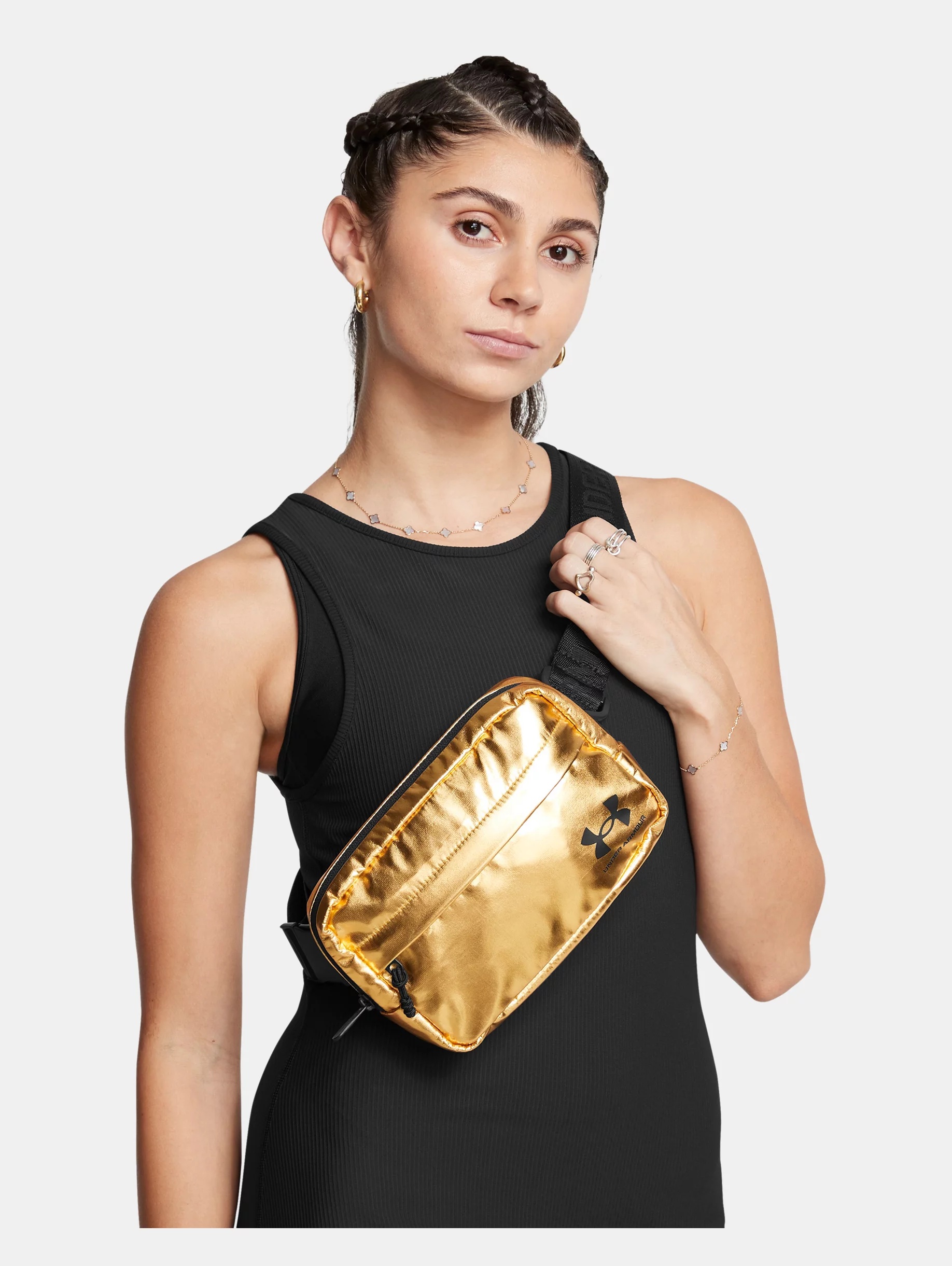 UA Loudon Metallic Waist Bag Crossbody - 6