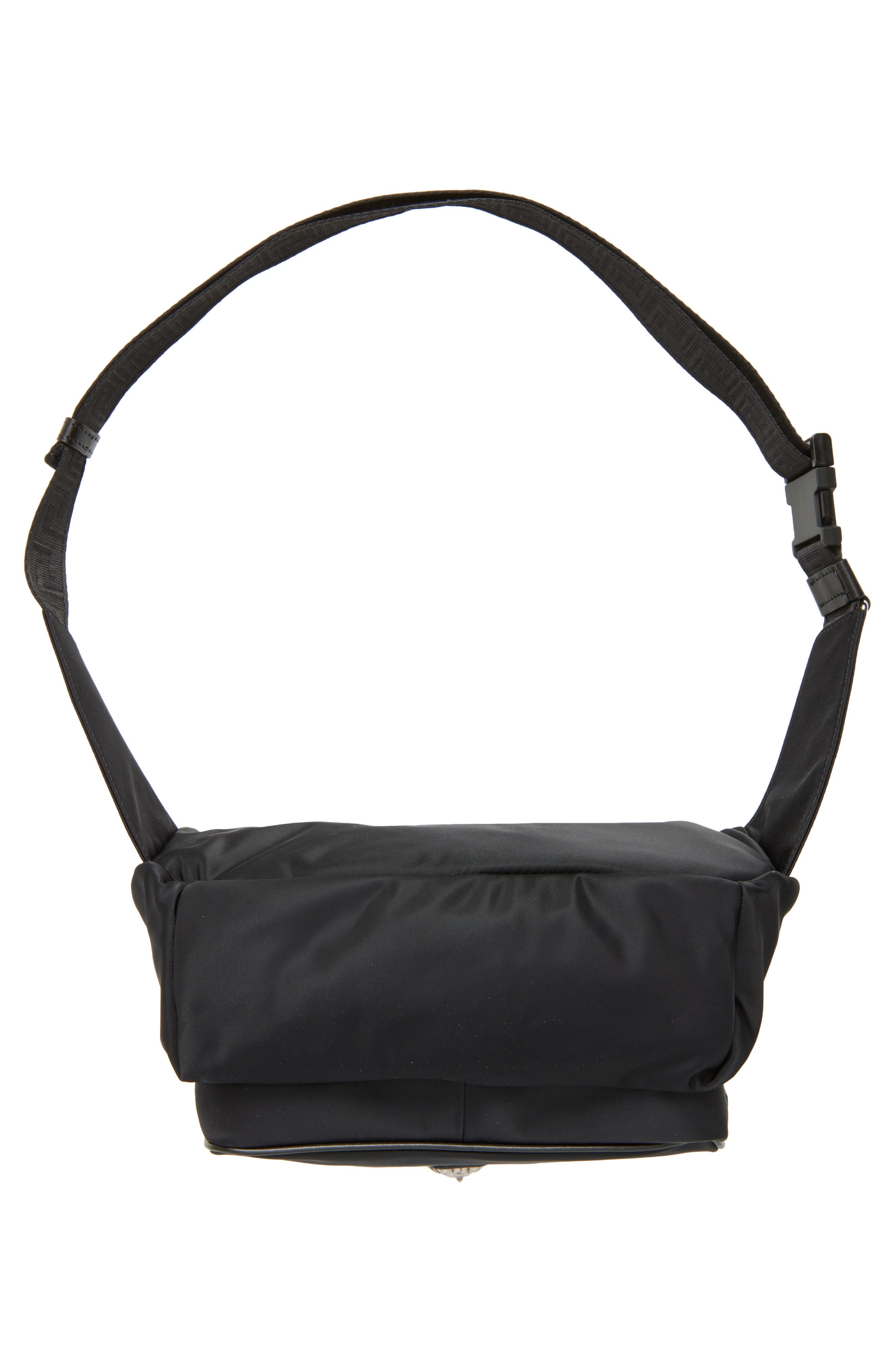 Versace La Medusa Nylon Belt Bag in Black-Palladium at Nordstrom - 6