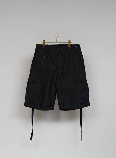 Nigel Cabourn Army Cargo Shorts in Black outlook