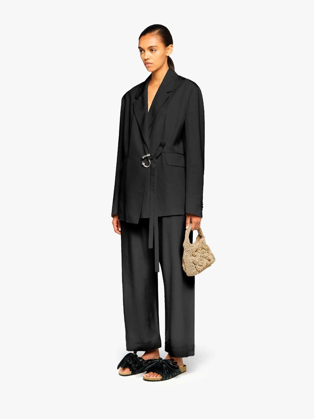 TAILORED WRAP BLAZER - 4