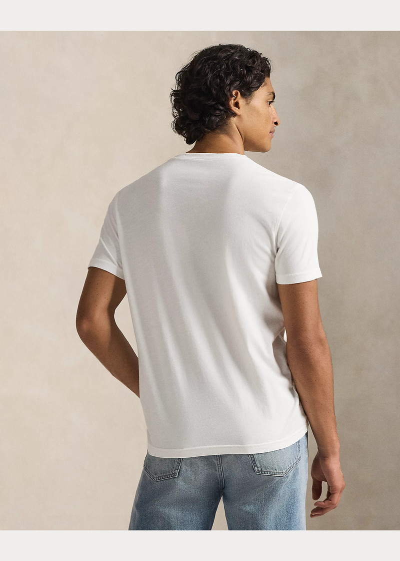 Slub Jersey Short-Sleeve Henley Shirt 4
