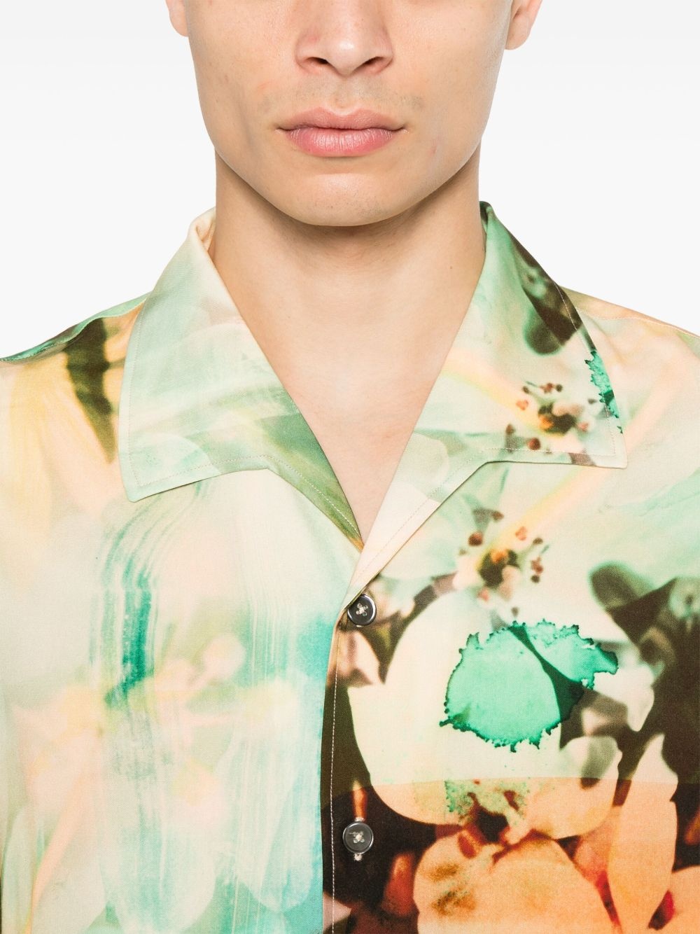 Painted Photograph-print shirt - 5