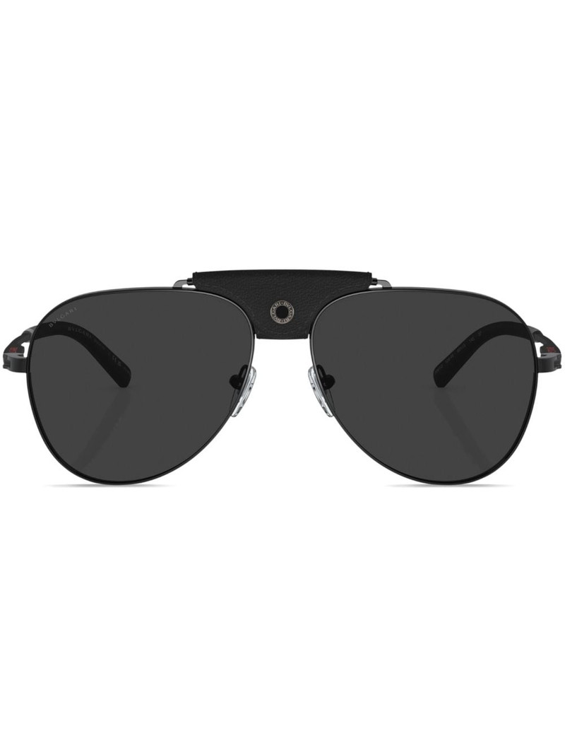 pilot-frame tinted-lenses sunglasses 1