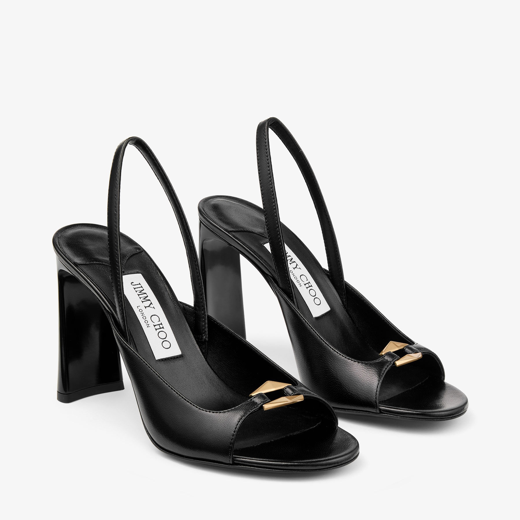 Lev 95
Black Nappa Leather Sandals - 2