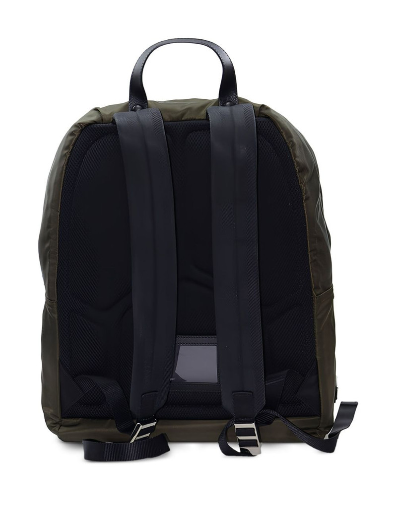 Prada logo-plaque backpack outlook