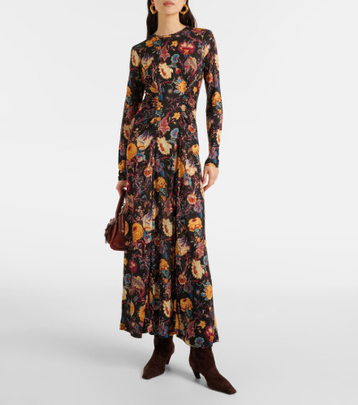 ULLA JOHNSON Ceryse floral jersey maxi dress outlook