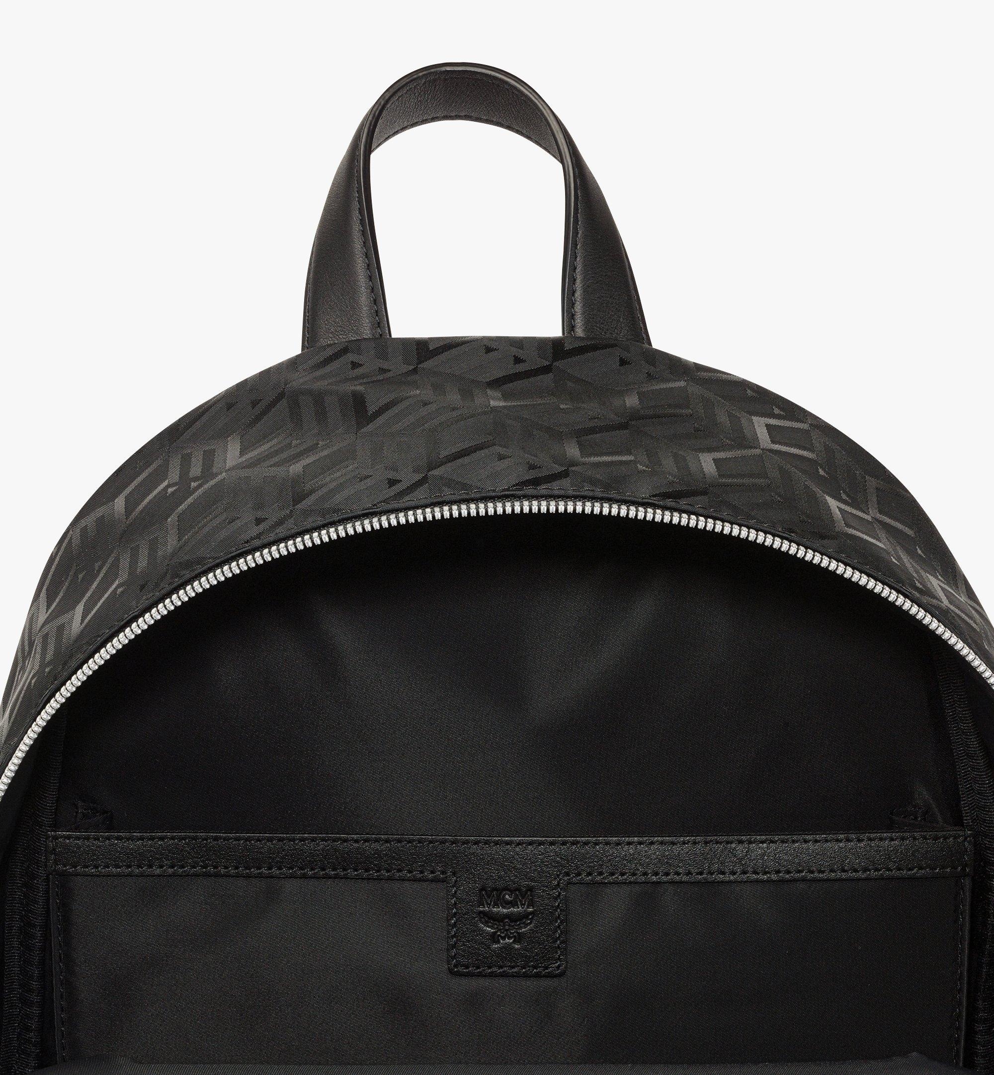 MCM Cubic Monogram Backpack in Black for Men