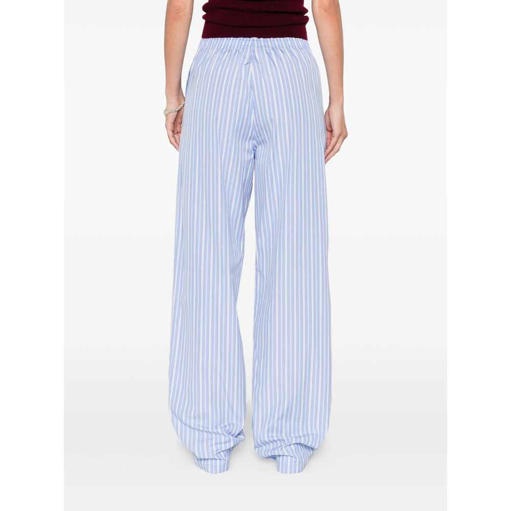 Miu Miu Blue Trousers - Straight Trousers Women - 2