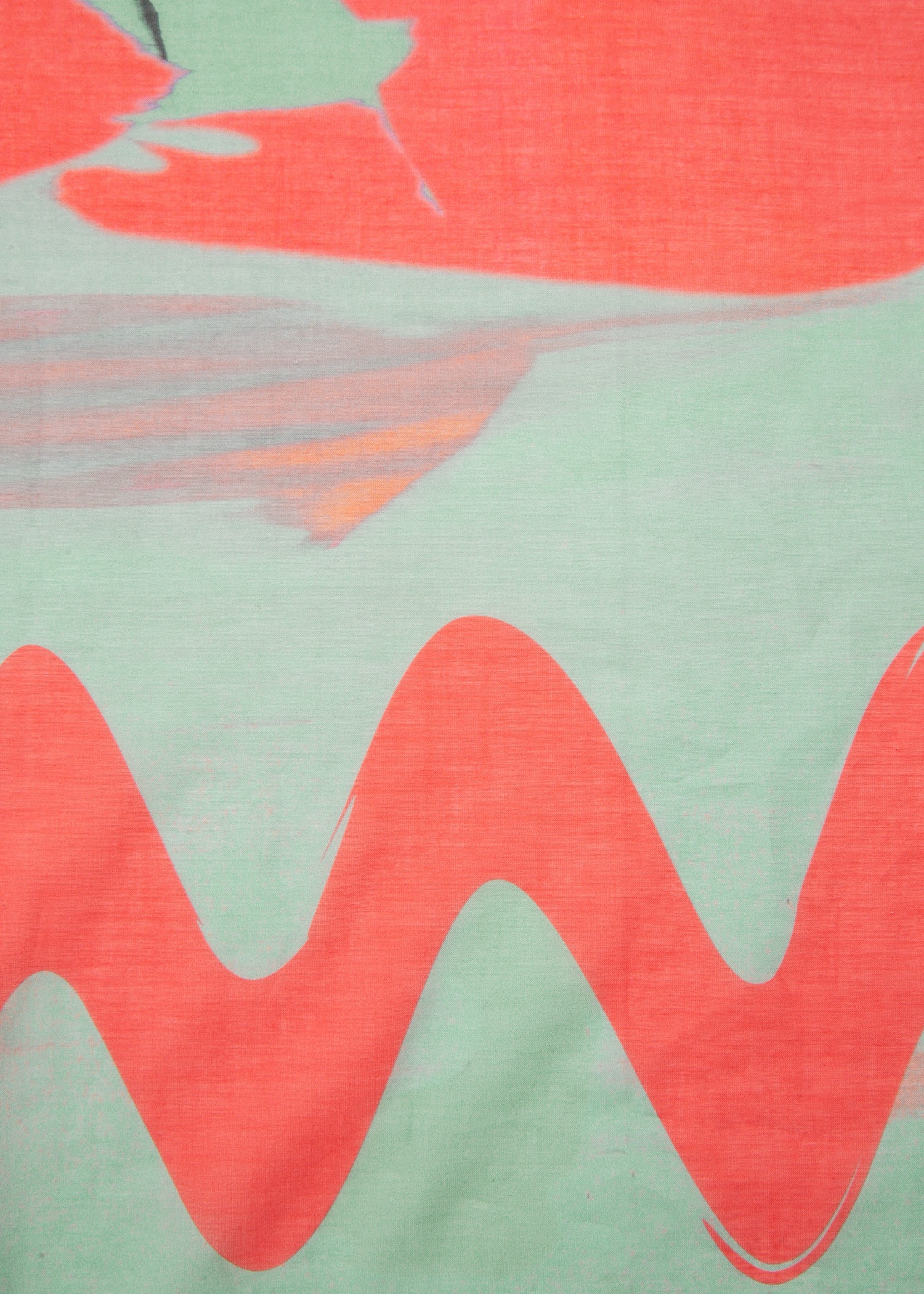 'Abstract Landscape' Cotton Scarf - 3