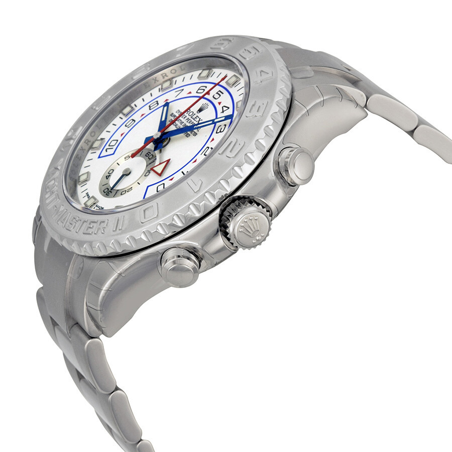 Pre-owned Rolex Yacht-Master Ii Chronograph White Dial Men's Watch 116689WAO - 2