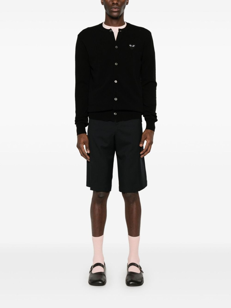 Comme des Garçons PLAY Black Heart cardigan outlook