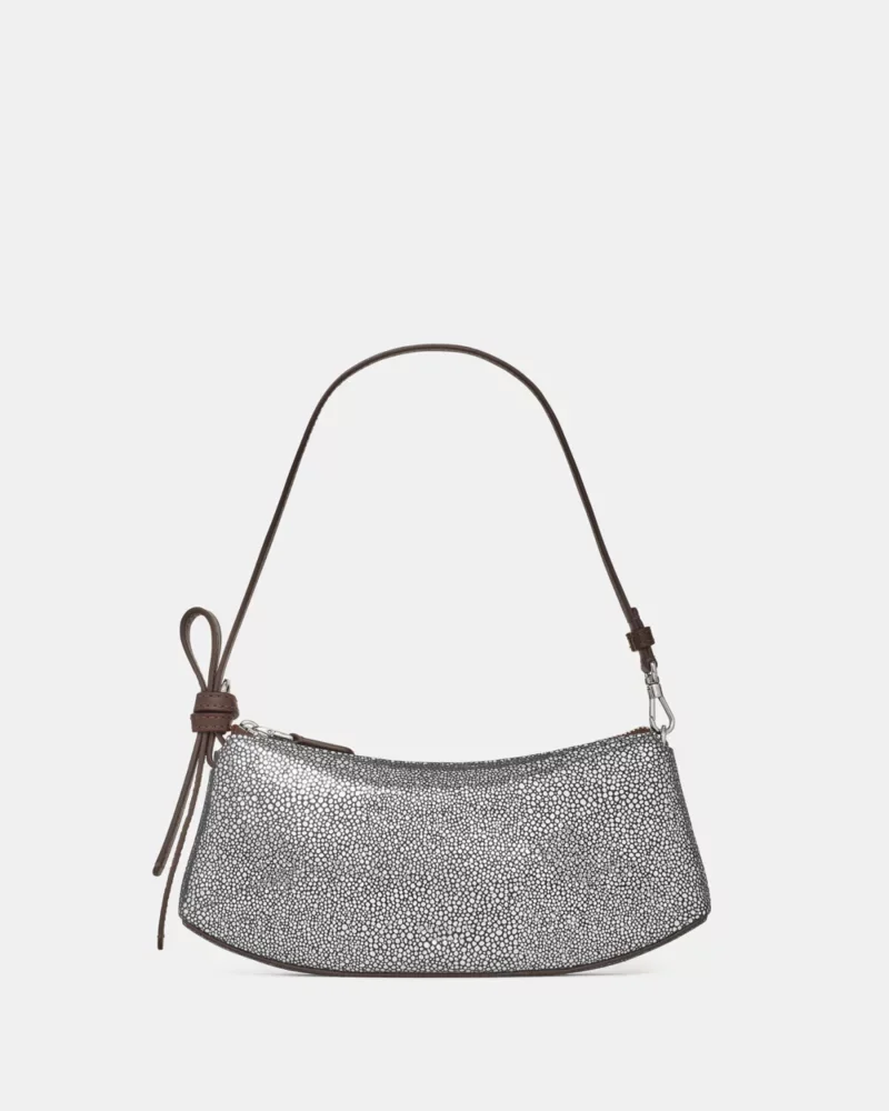 Loop Metallic Dot Suede Mini Bag - 1