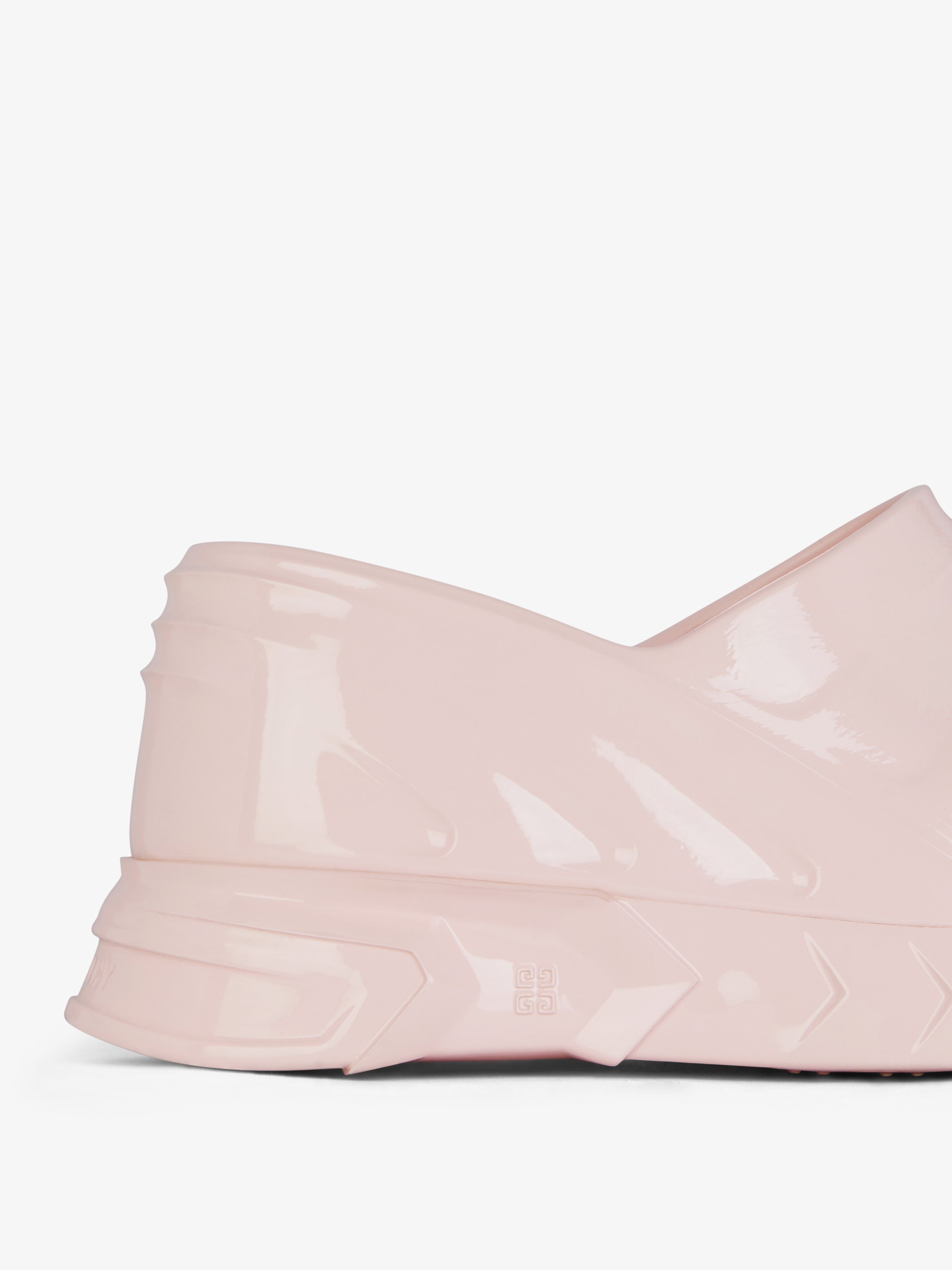 MARSHMALLOW WEDGE SANDALS IN RUBBER - 7