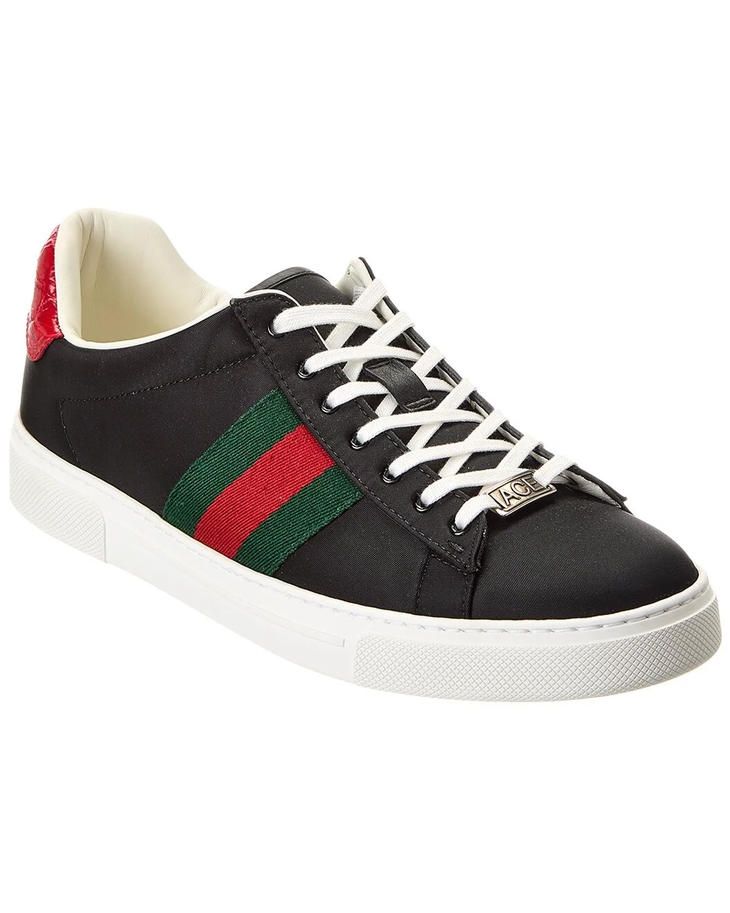 Gucci Ace Nylon & Leather Sneaker - 1