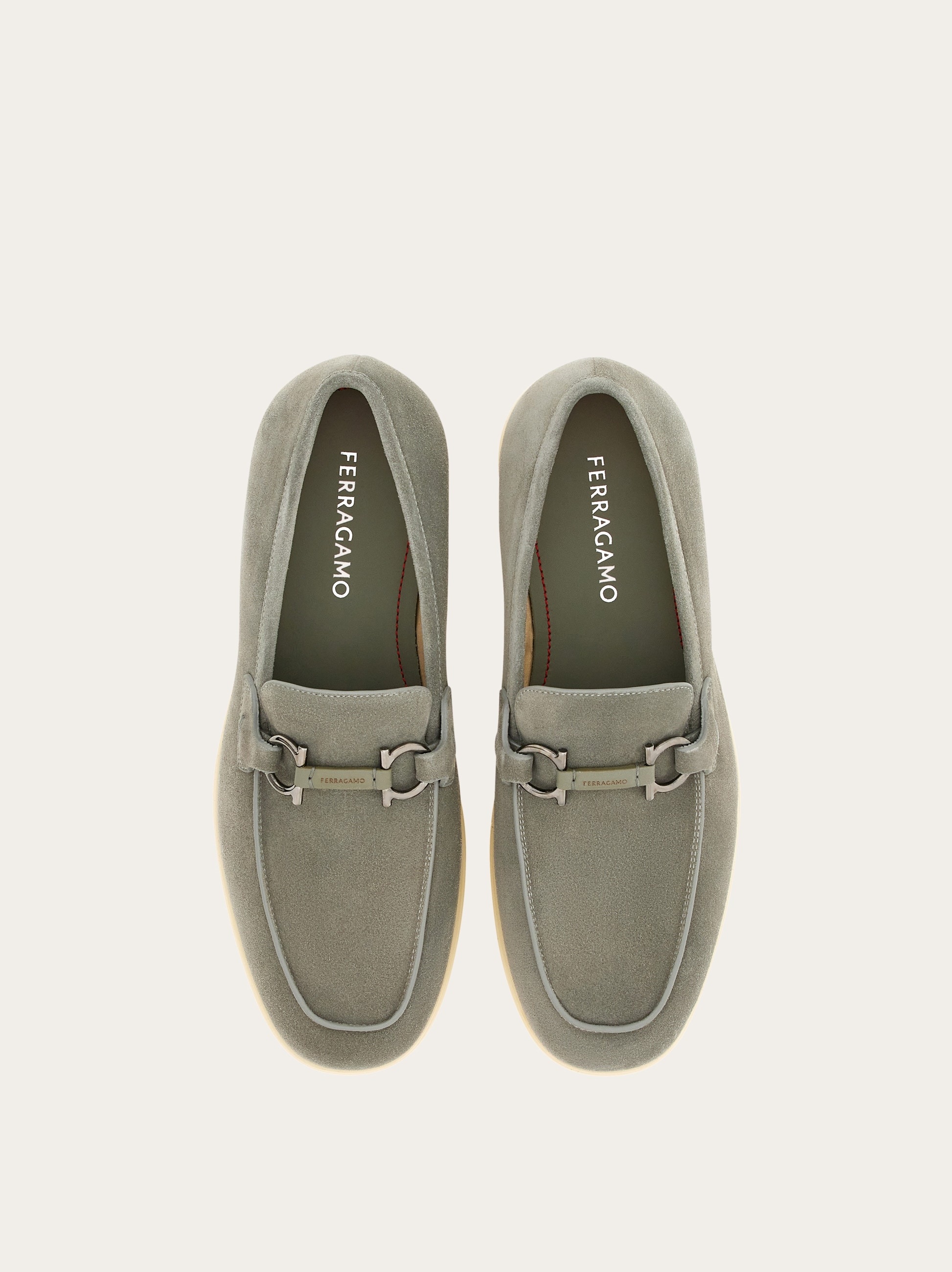 Casual loafer with Gancini ornament - 2