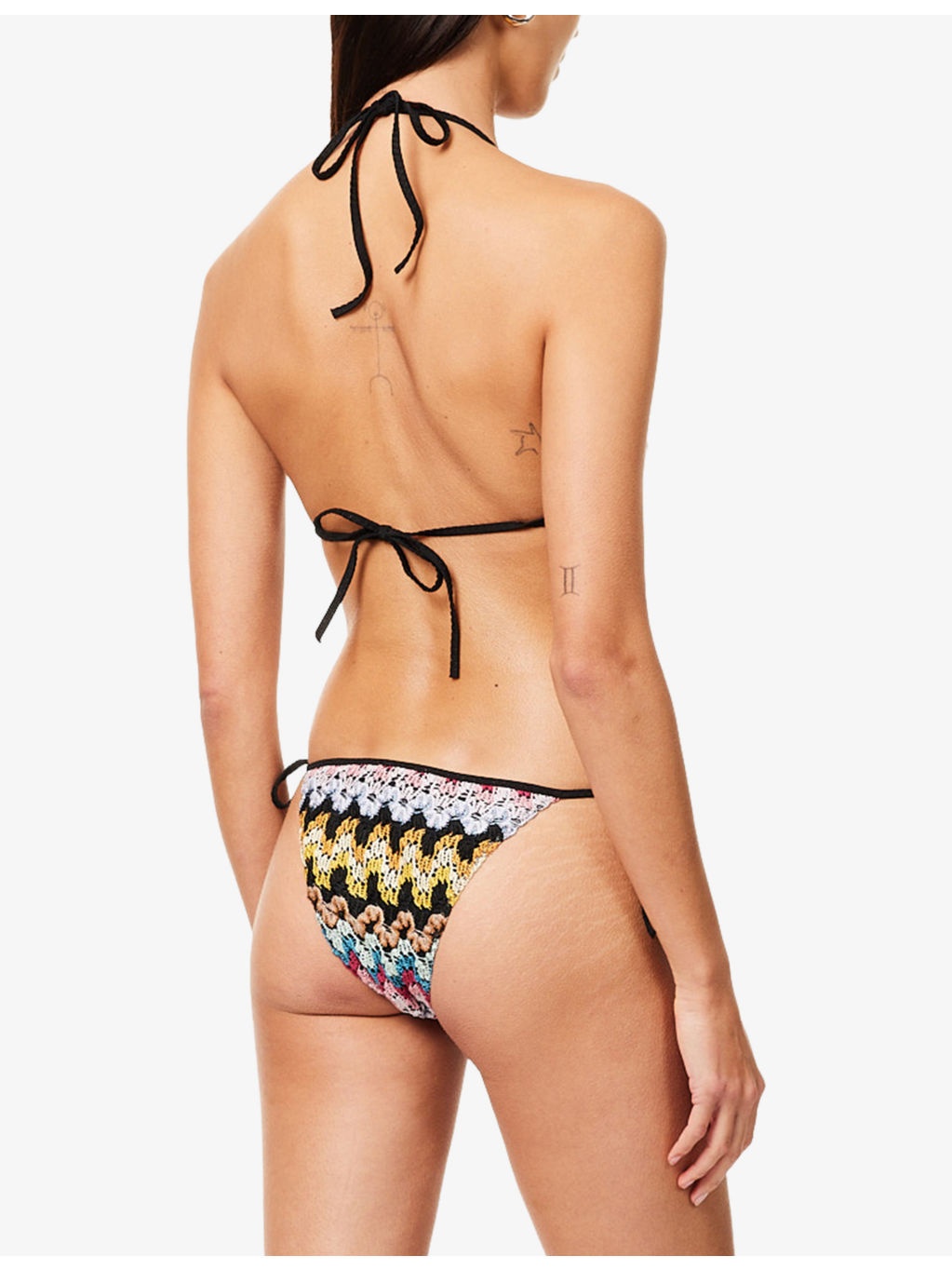 Miss Lace Raschel Triangle Bikini Set - 3