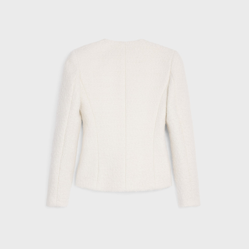 CELINE jacket IN cashmere and wool natté outlook