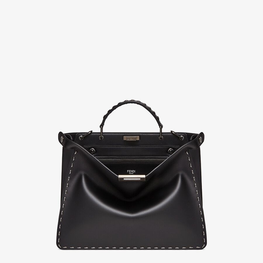 Black leather bag - 1