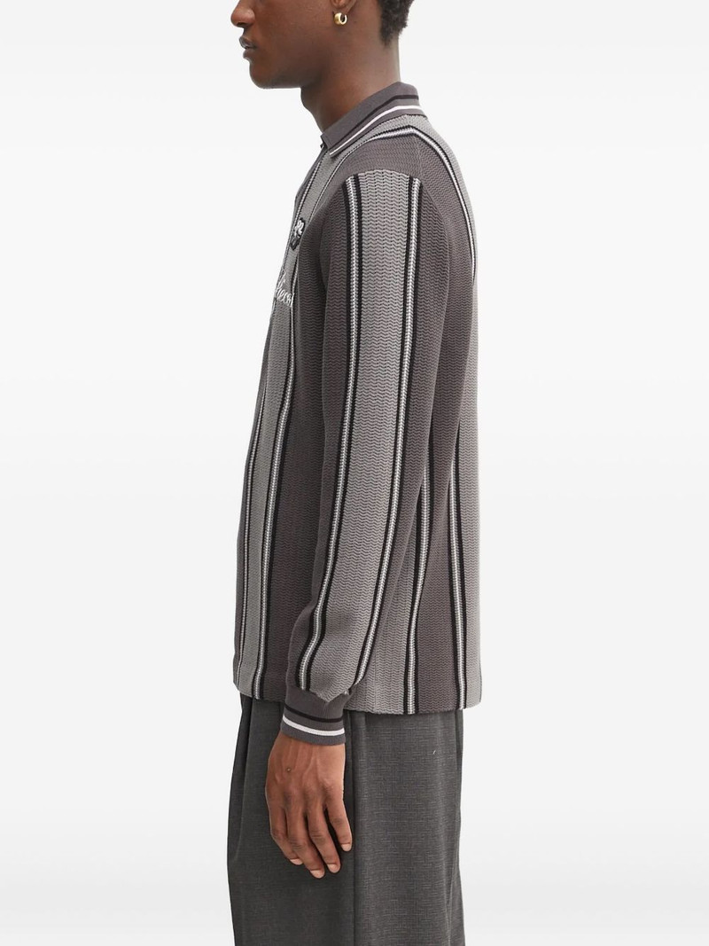 Filling Pieces striped v-neck sweater outlook