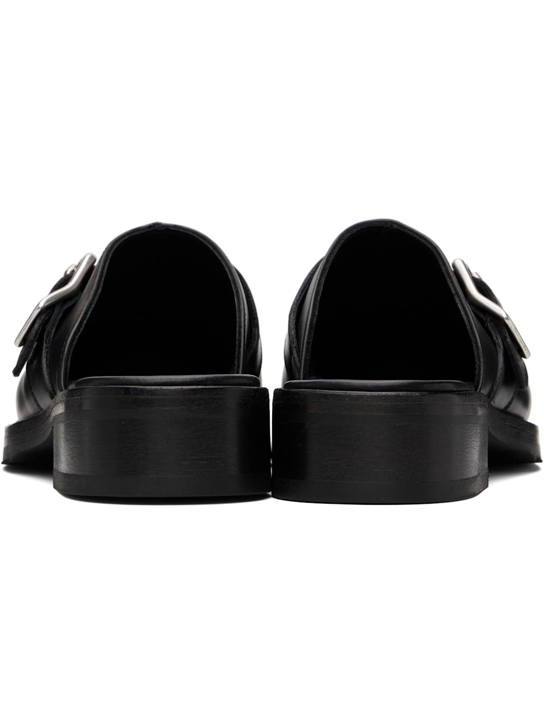 Black Camion Mule Loafers - 2