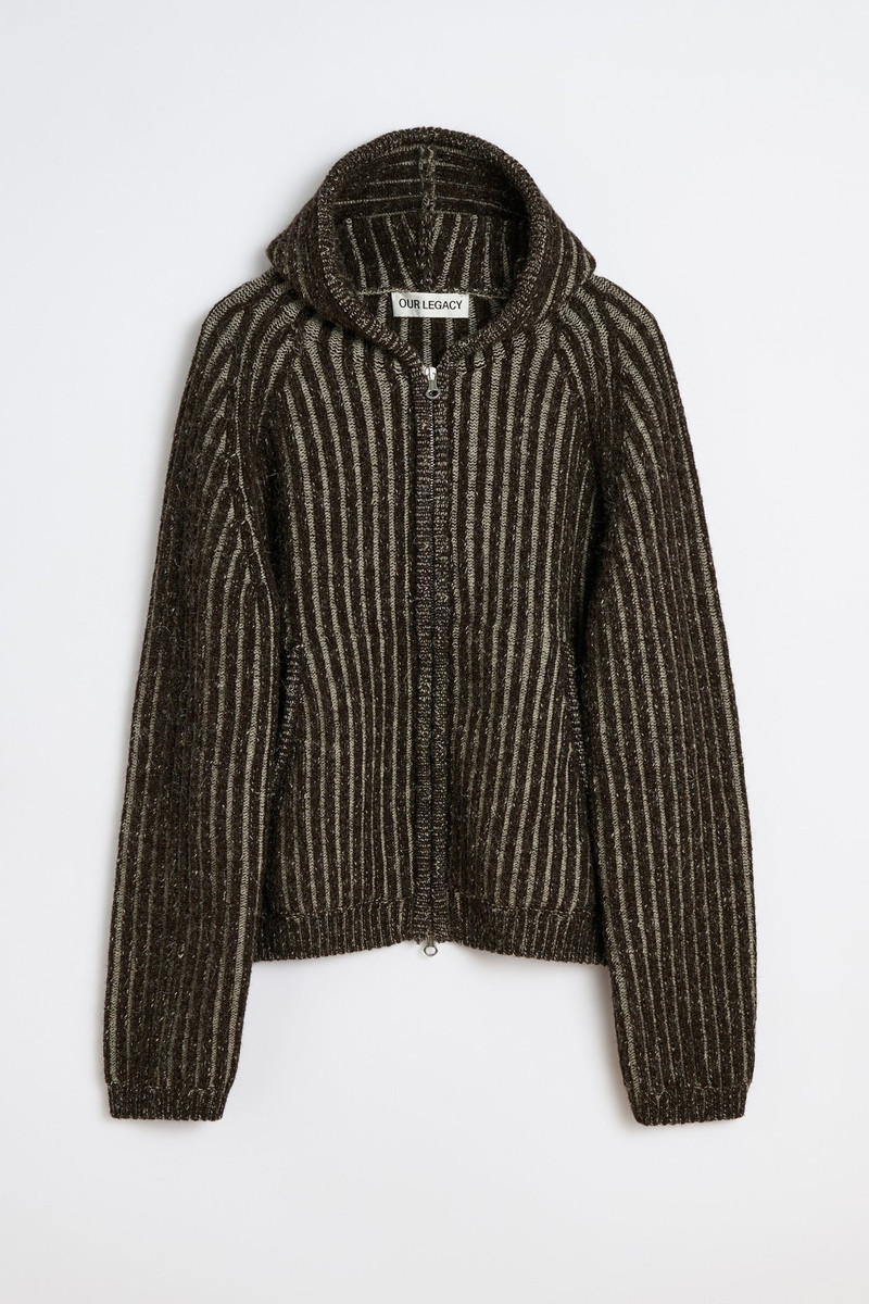Level Hood Vanise Brown Stripe Isels Wool 1