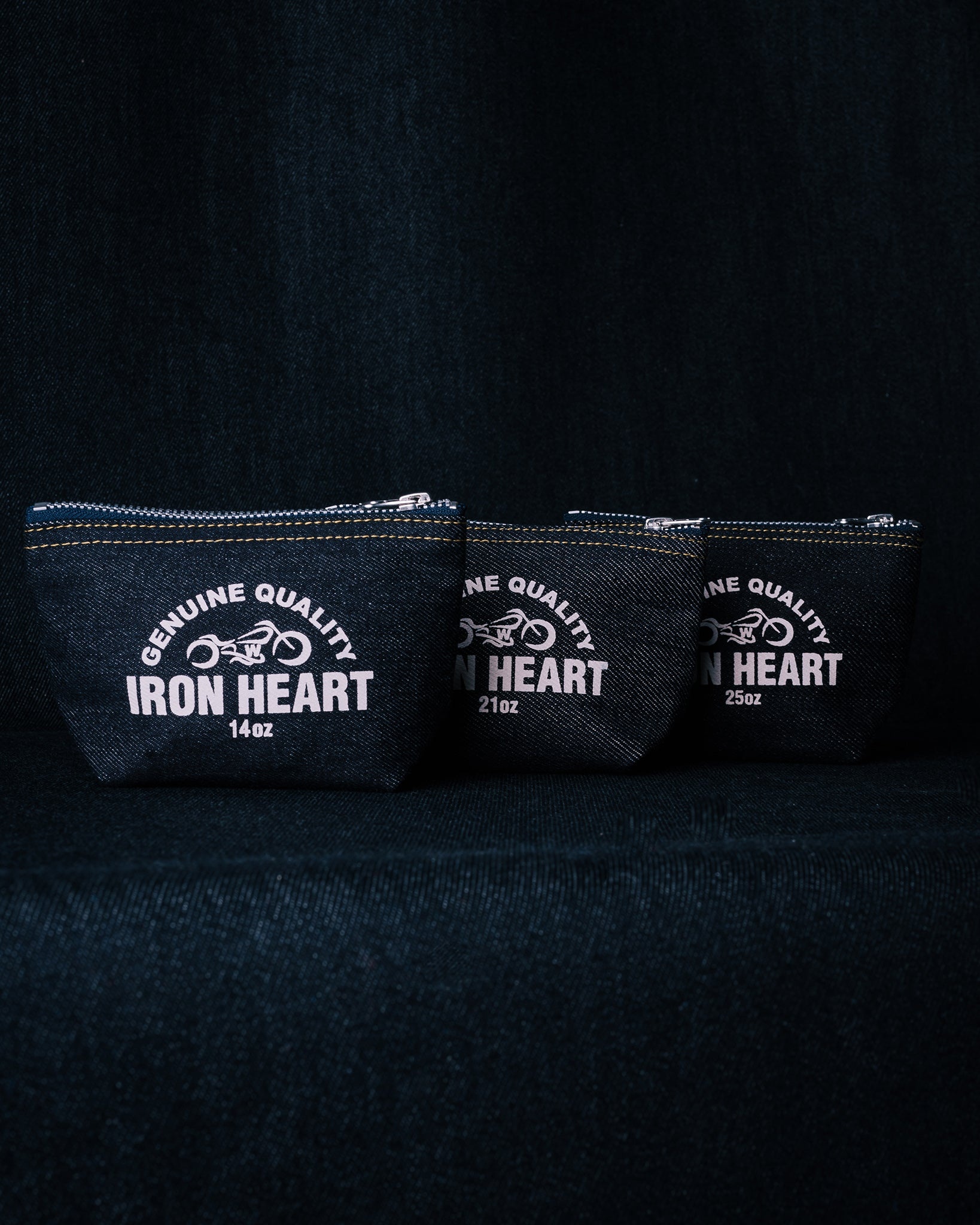 IHG-108 14oz Selvedge Denim Zip-Up Pouch - 9