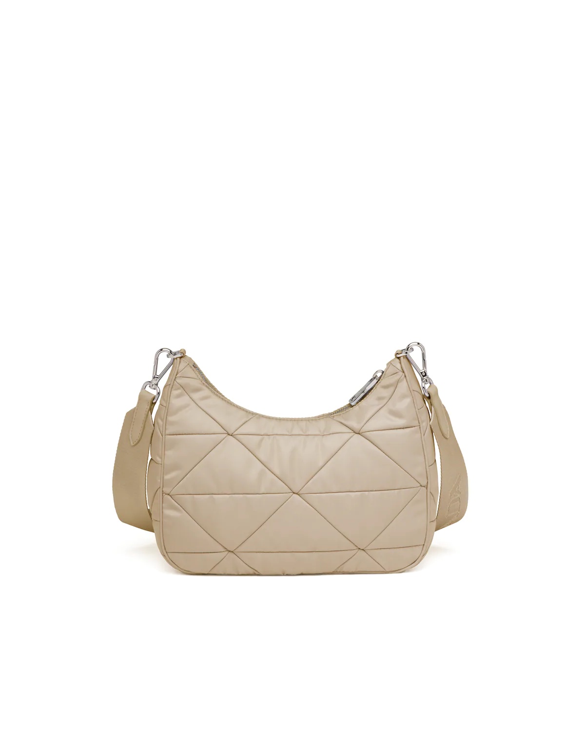 Re-Nylon padded hobo bag - 3