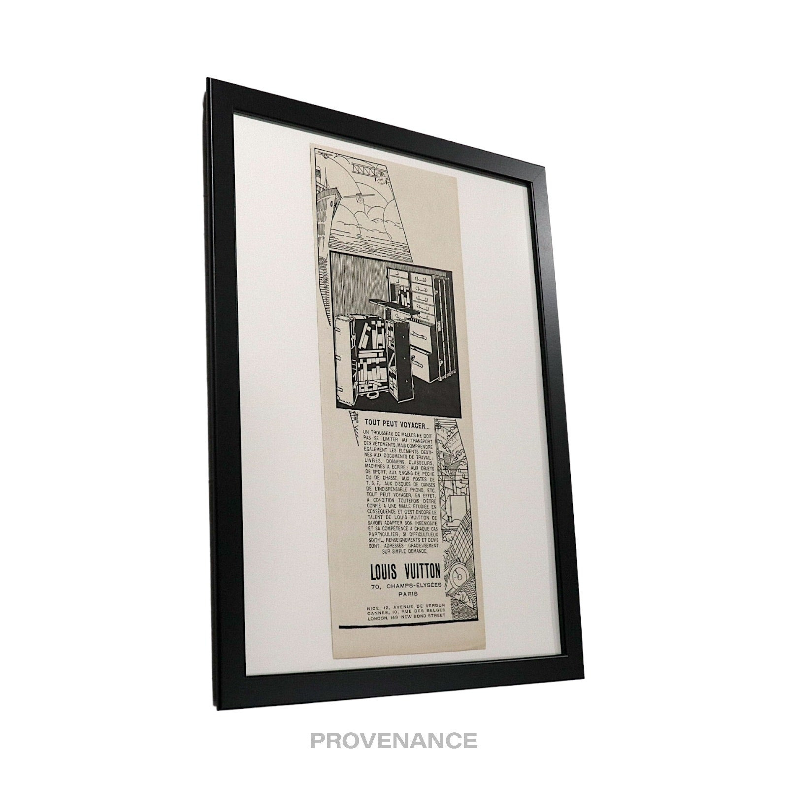 Louis Vuitton Antique Vintage Newsprint Ad - Wardrobe II - 2