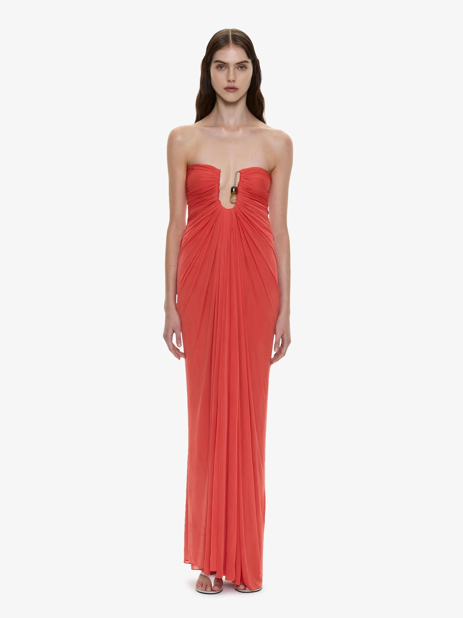 Helix Crystal Strapless Gown - 1