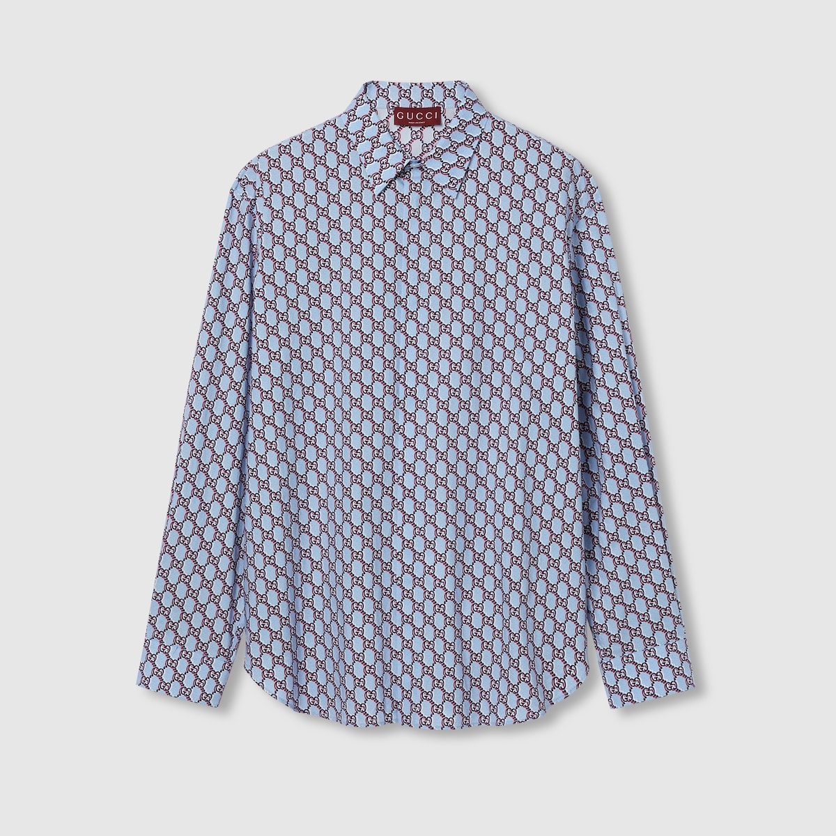 Printed cotton shirt - 1