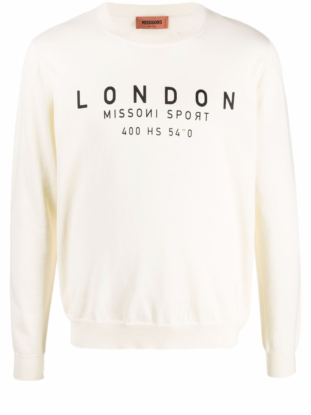 logo-print sweatshirt - 1