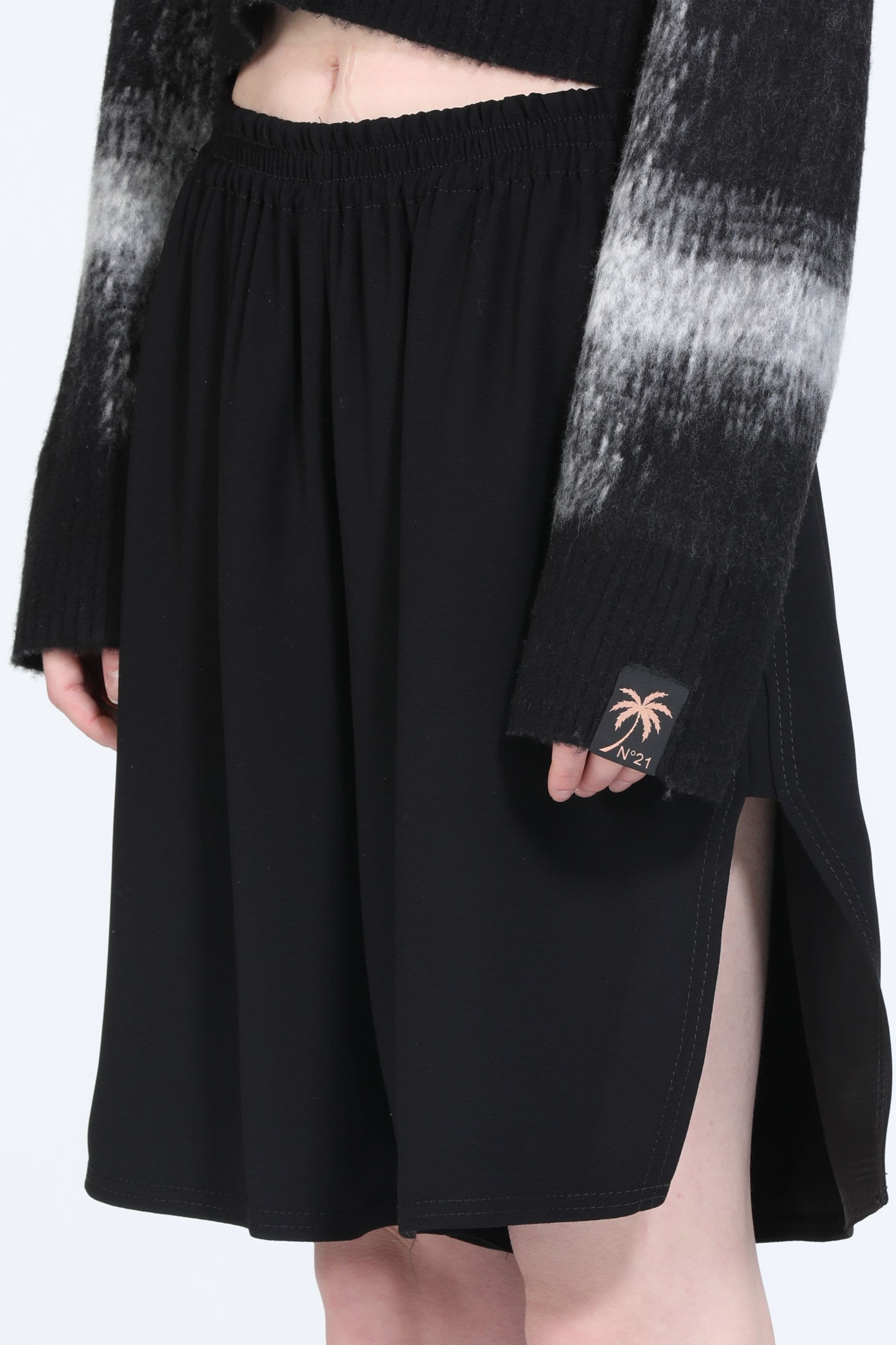 CHECKED CROPPED CARDIGAN - 5