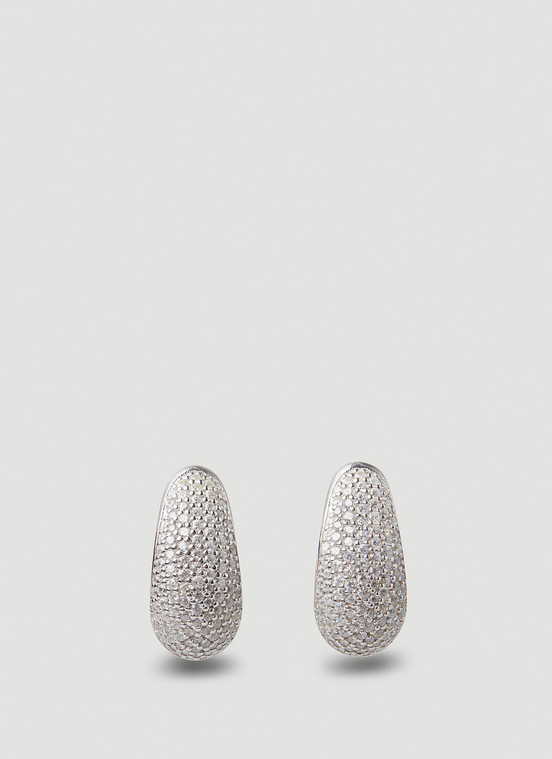 Ice Pavé Small Hoop Earrings 1