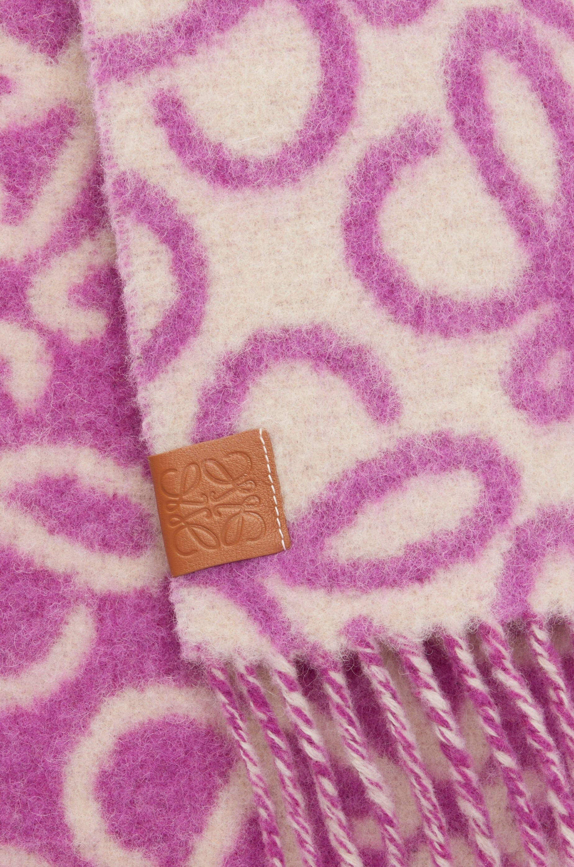 Anagram scarf in alpaca and wool - 5