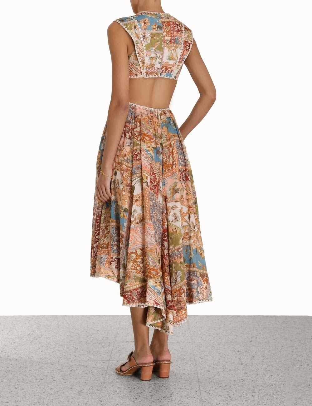 Zimmermann CHINTZ ASYMMETRIC DRESS | REVERSIBLE