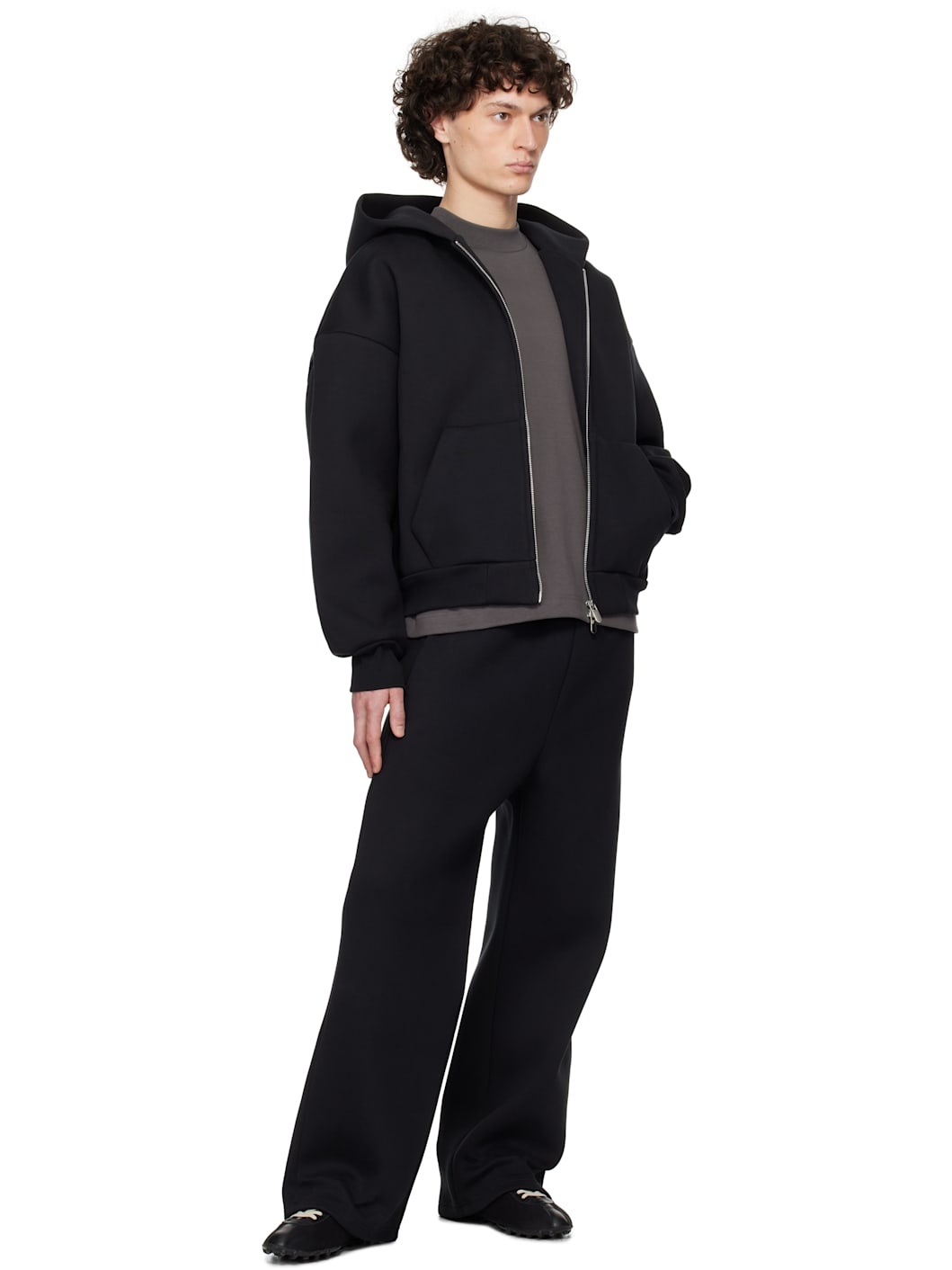 Black V2 Stacks Lounge Pants - 4
